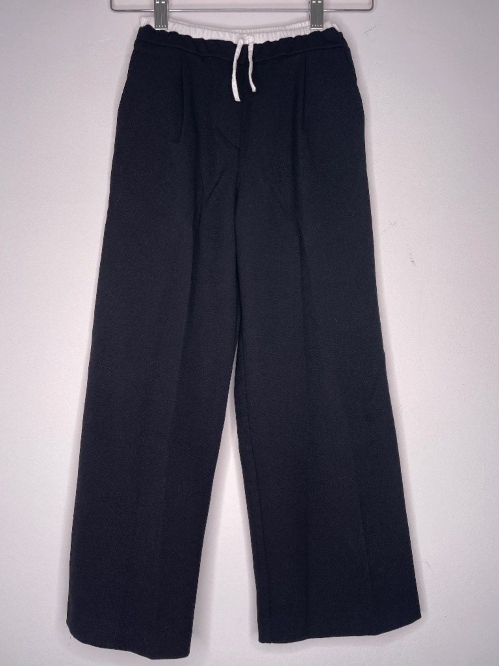 Zara Kids Wide Leg Pull-On Pants | Black | Size 8